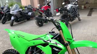 kawasaki kx 112 dirt bike [upl. by Akiret946]