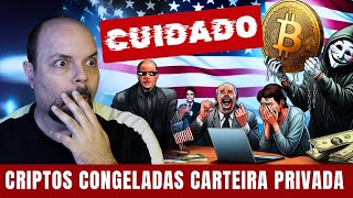 URGENTE CRIPTOMOEDAS CONGELADAS EM CARTEIRA PRIVADA [upl. by Enivid]