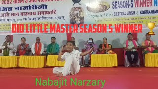 Nabajit Narzary live performance at Kokrajhar  DID little master season 5 winner 🏆 [upl. by Stichter]