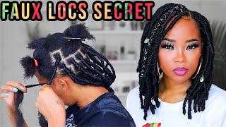 HOW TO Extremely Easy Faux Locs Using Toyotress Marley Hair [upl. by Elsie]