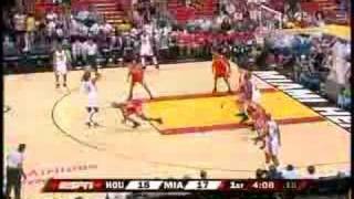 Dwane Wade Step Back Jumper On Synder [upl. by Einaeg]