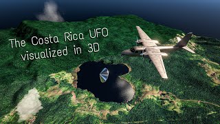 The 1971 Costa Rica UFO  Visualized in 3D [upl. by Llednil]