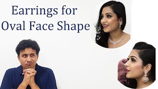 Earrings for Oval Face Shape  How to Select Bridal Jewellery Style for Oval Face [upl. by Sama]