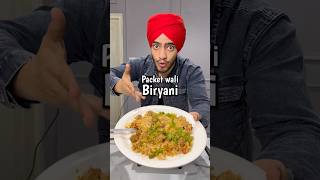 Aj first time packet wali Biryani banai 😱  street food Paramaedy shorts shortsfeed [upl. by Adlesirc]