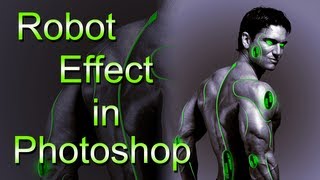 Robot Effect photoshop tutorial │ cyborg Effect [upl. by Hughmanick]