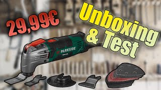 Outils Multifonction Parkside PMFW 310 D2 à 2999€   Unboxing amp Test [upl. by Znieh]