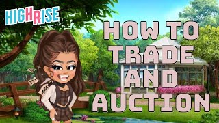 Beginners Guide How to trade and Auction on HighRise  GiveAway [upl. by Salvador263]