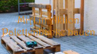 quotMiAquot  Anleitung DiY Palettenbank [upl. by Nadaba]