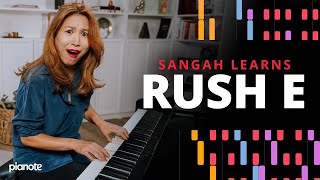 Professional Pianist Learns Rush E On The Spot 🔥 [upl. by Cordeelia]