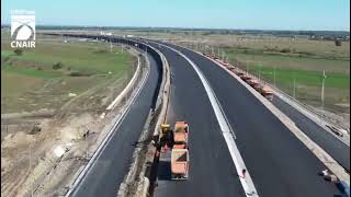 📽 Imagini de pe șantierul Autostrazii A7 Buzau Focsani lot 4 Mandresti MunteniFoscani Nord [upl. by Yenial253]