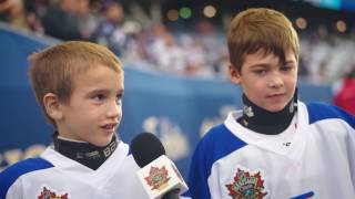 Timbits Hockey takes on the NHL Heritage Classic [upl. by Changaris]