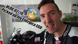 Vlog 0219 Pick up my Energica EGO 😍🏍⚡ [upl. by Haleemaj807]