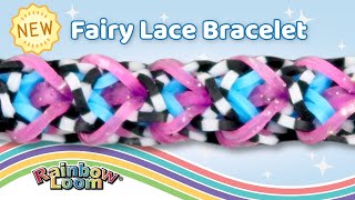 NEW Fairy Lace Bracelet Rainbow Loom Tutorial by Angelynn TutorialsByA™  Intermediate Design [upl. by Yrral]