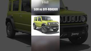 SUV vs Off Roader A Complete Comparison LearnOffroad shorts [upl. by Pagas764]