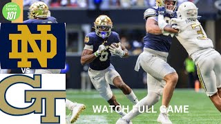 Notre Dame vs Georgia Tech FULL GAME 2024 ACC Football [upl. by Lizabeth345]