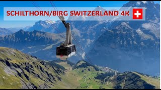 Schilthorn and Birg Switzerland 4K [upl. by Prior]