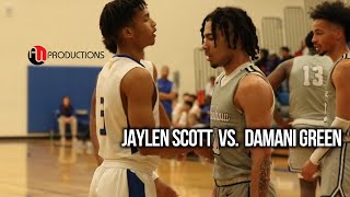 Damani Green vs Jaylen Scott  Wilson defeats Stadium in BIG Rivalry Game [upl. by Joacimah]