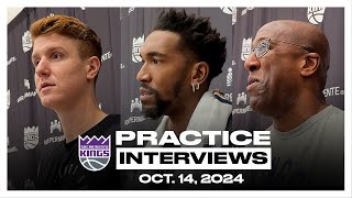 Malik Monk Kevin Huerter amp Coach Brown  Practice Interviews 101424 [upl. by Hamimej]