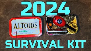 2024 ALTOIDS TIN Survival Kit  Micro Emergency Kit For Hiking Camping Backpacking Etc [upl. by Gromme]