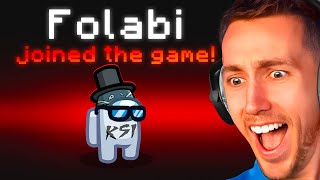 WHEN FOLABI JOINED SIDEMEN AMONG US ALL GAMES [upl. by Lear936]