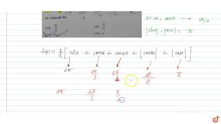 The period of function fxsin x  cos 3x  cos 4x   cos 4x   cosx  is equal to [upl. by Anoel]