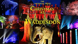 4K ✨A Magical Christmas Light Show ✨At Waddesdon Manor🎄National Trust 🇬🇧 [upl. by Carmon]