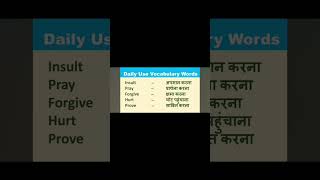 english easy vocab words 40sec [upl. by Indihar93]