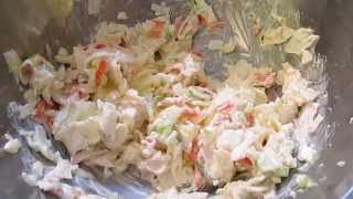 Seafood and Crab  For Dips Salads Sushi Wraps or Sub Sandwichs  PoorMansGourmet [upl. by Herring352]