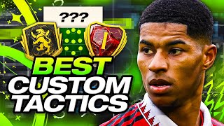 THE BEST CUSTOM TACTICS amp FORMATIONS 🔥 FIFA 23 Ultimate Team [upl. by Gernhard]