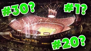 All 30 NFL Stadiums RANKED From WORST To FIRST 2024 [upl. by Yeorgi519]