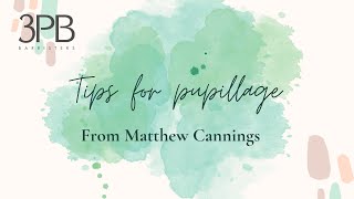 Pupillage at 3PB Barristers  tips for obtaining a pupillage [upl. by Ttirrem]