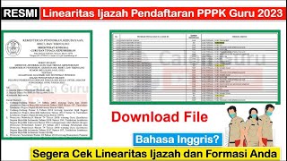 Linearitas Ijazah Pendaftaran PPPK Guru 2023 Ijazah S1D4 yang Bisa Memilih Formasi PPPK Guru 2023 [upl. by Yeroc256]