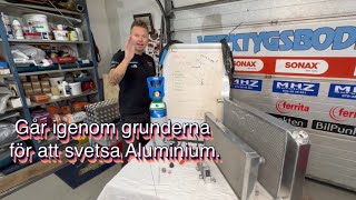 Grundinställningar för att svetsa Aluminium [upl. by Dinesh746]