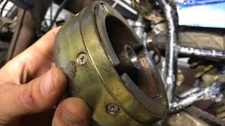 1996 blaster 200cc crank shaft seal replacement [upl. by Fogg841]