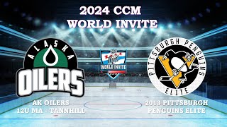 2024 CCM WORLD INVITE  AK OILERS 12U MA  TANNAHILL vs PITTSBURGH PENGUINS ELITE 2013 [upl. by Oliana]