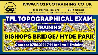 BISHOPS BRIDGE ROADHYDE PARK TFL TOPOGRAPHICAL SKILLS TEST  MARCH 2024 TRAINING [upl. by Ahtamas]