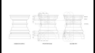 DRAWING THE DORIC CAPITAL [upl. by Ambrosia]