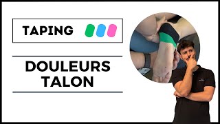 TAPING pour des DOULEURS au TALON [upl. by Yornoc]