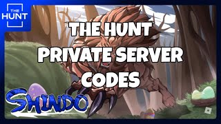 20 Private Server Codes For The Hunt  Shindo Life [upl. by Ekaterina]