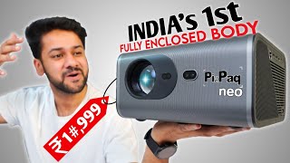 i Tested The Best Projector Of 2023 Under 20000  PixPaq neo Unboxing amp Review [upl. by Lrub672]