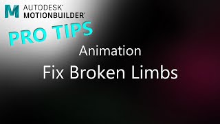 MotionBuilder ProTips  Animation  Fix Broken Limbs [upl. by Elaweda22]