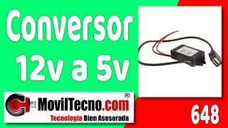 Convertir 12 voltios a 5 voltios en MovilTecnocom [upl. by Dat160]