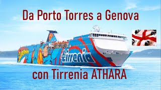 PORTO TORRESGENOVA con TIRRENIA ATHARA [upl. by Lymann]