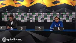 PRESS KONFERENCIJA Trener Zoran Mamić i Lovro Majer nakon remija protiv Feyenoorda na Maksimiru [upl. by Fugate]