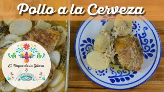 Como Hacer un Delicioso Pollo a la Cerveza en Horno 🍗🍗🍺🤩👩‍🍳 [upl. by Dolan]