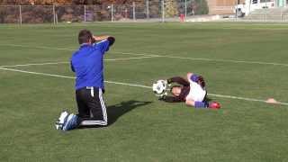 Goalkeeping Drills for the Beginner 09 [upl. by Baudelaire]