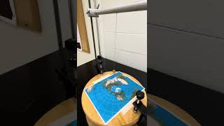 Foucault Pendulum physics demonstration pendulum science newtonslaws flatearth [upl. by Neeka300]