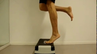 2 Achillespees oefeningen Single leg Calf Raises Level 2  Fysiotherapie Utrecht Oost [upl. by Anigue]