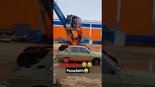 automobile jcb crane funny öneçıkar masine excvator makine kesfet keşfet [upl. by Nosyla]