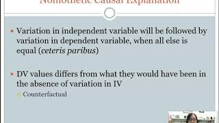 Nomothetic vs Idiographic Causal Explanations [upl. by Gelb]